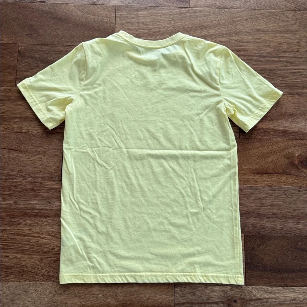 NWOT Hurley Light Yellow Logo Tee